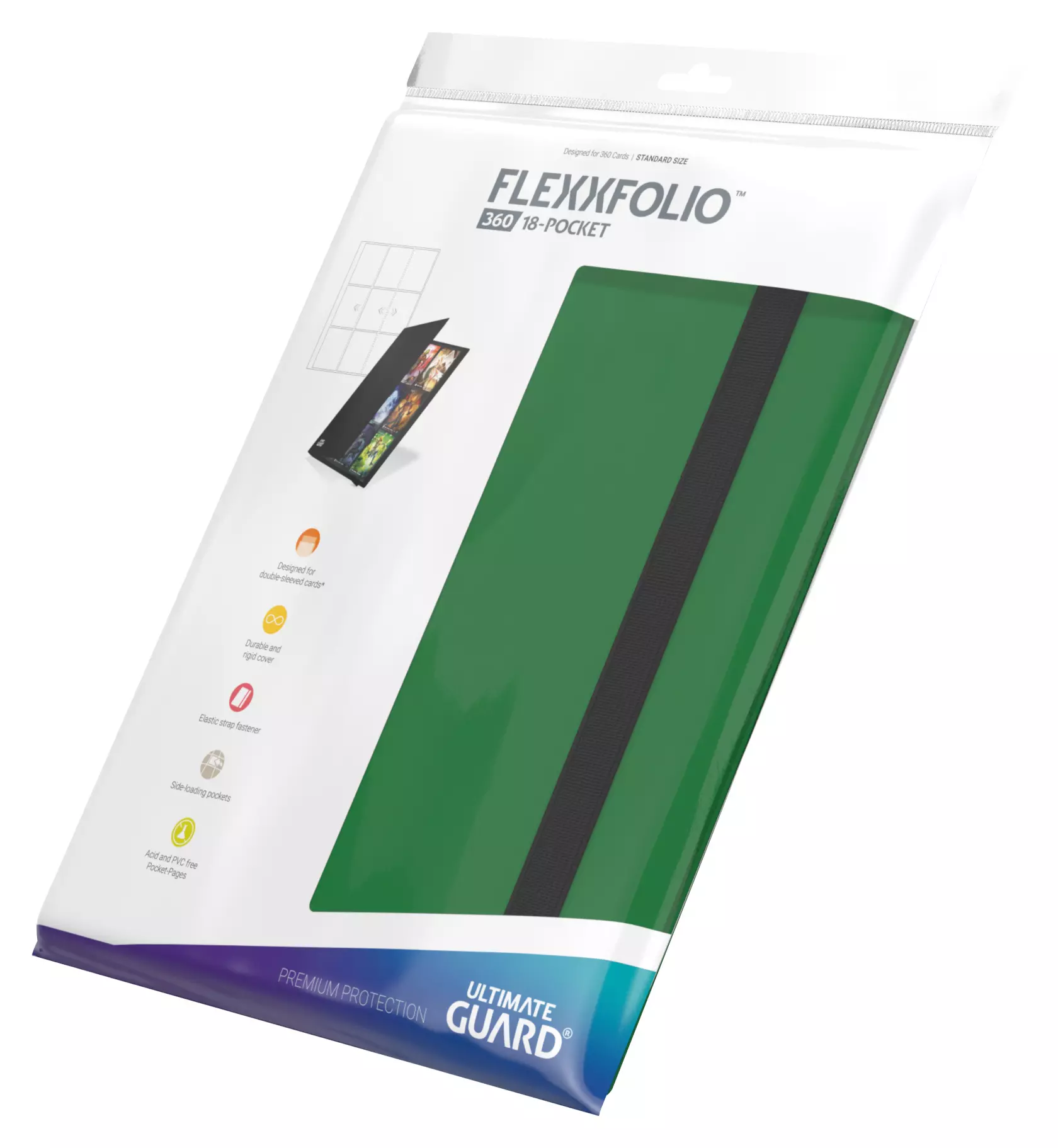 010038 - 9-Pocket Flexxfolio Green